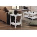 Quadra End Table - White